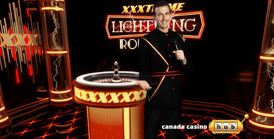 XXXtreme Lightning Roulette presented bt the male live casino dealer
