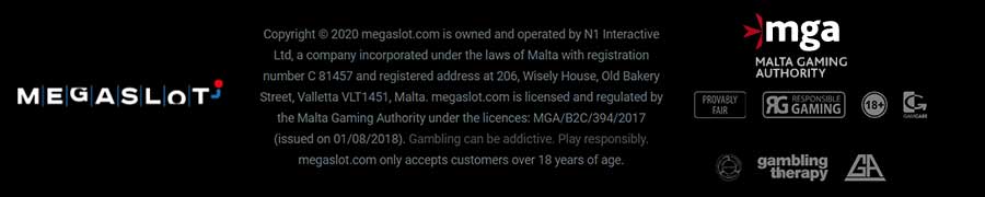 Licence of MGA for megaslot casino