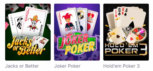 Video poker top 3 games for beginning gamblers