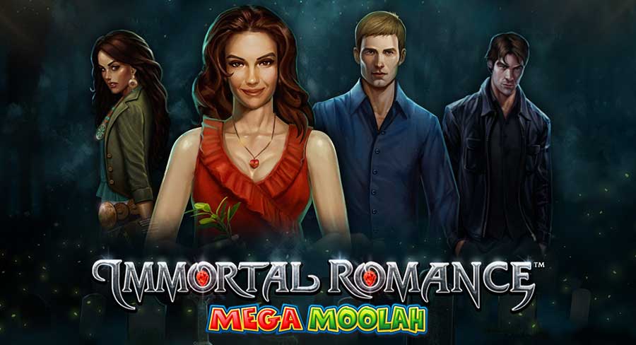 Immortal Romance Mega Moolah jackpot slot review