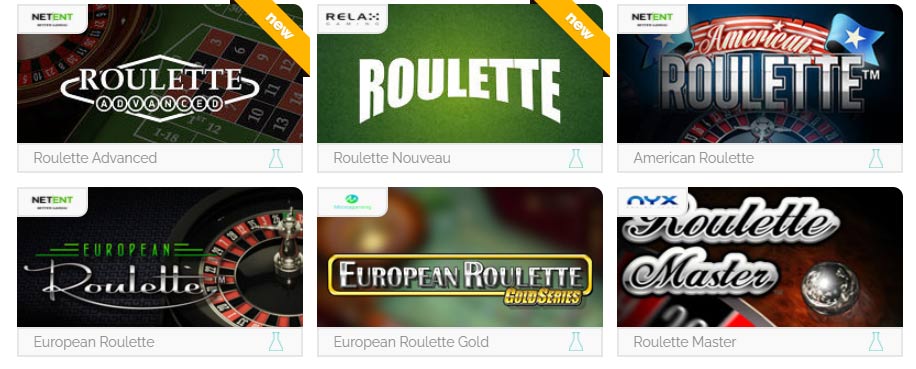 Choose a online Roulette games to play at an online casino