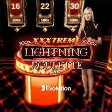 Girl host presents the new XXXtreme Lightning Roulette game