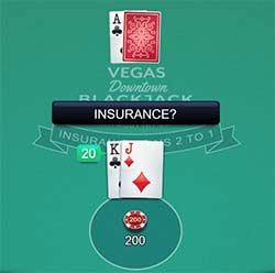TIP for blackjack: Never choose Insurance