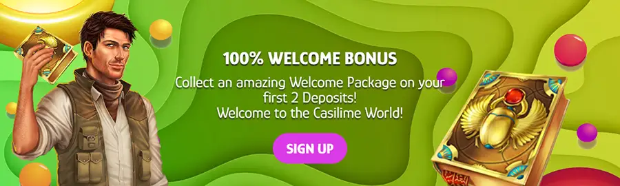 Welcome Bonus - Casilime Casino