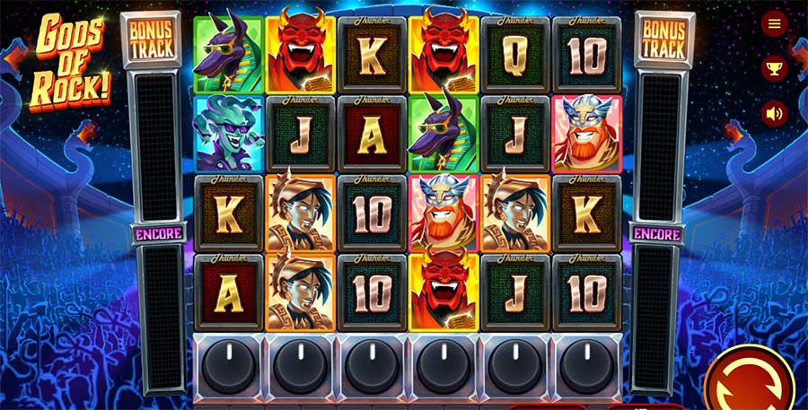 Fantastic graphics and a nice theme makes the Gods of Rock slot a very nice game to play