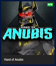 Main character (Anubis) from the Hacksaw slot Hand of Anubis