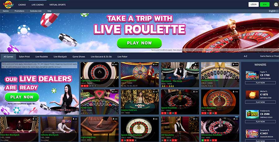 Join the live casino games on luckland to play roulette and blackjack live online