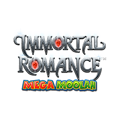 Logo of the the new Immortal Romance Mega Moolah slot