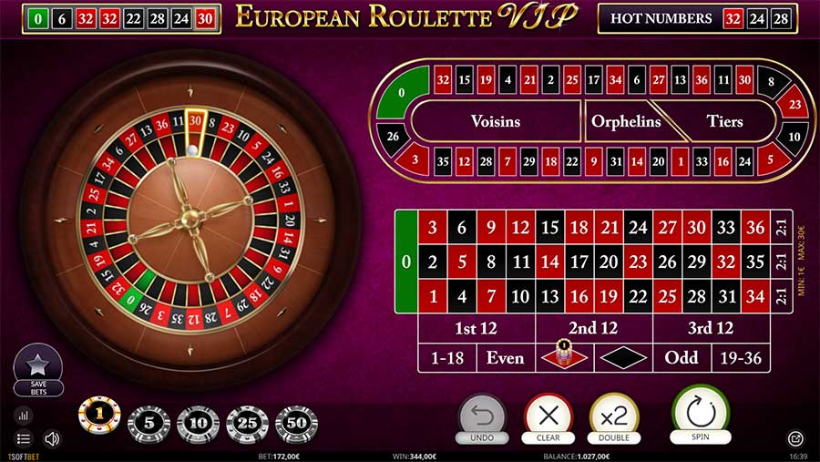 Martingale Strategy in action on a roulette table at an casino 