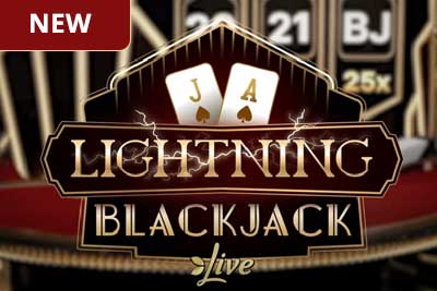 New live casino game by Evolution: Lightning Blackjack