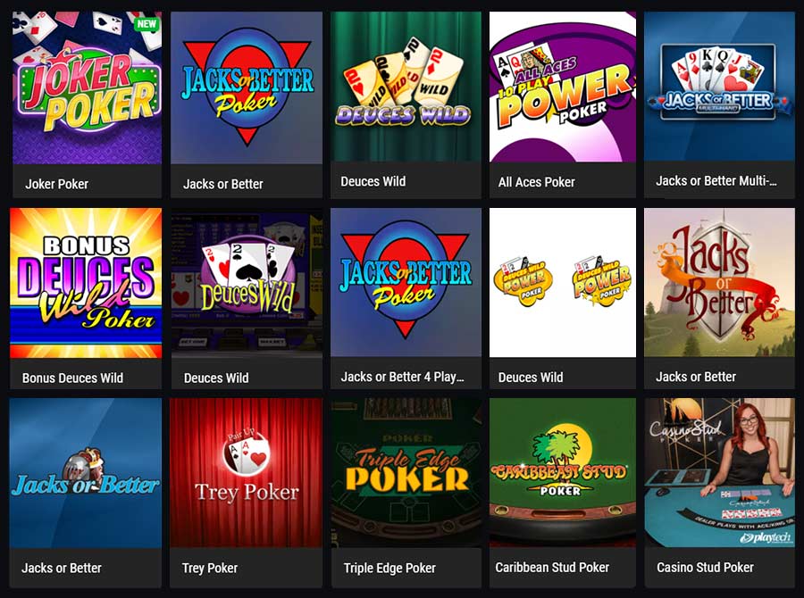 Online video pokers that can be played at this online casinos in Brazil.