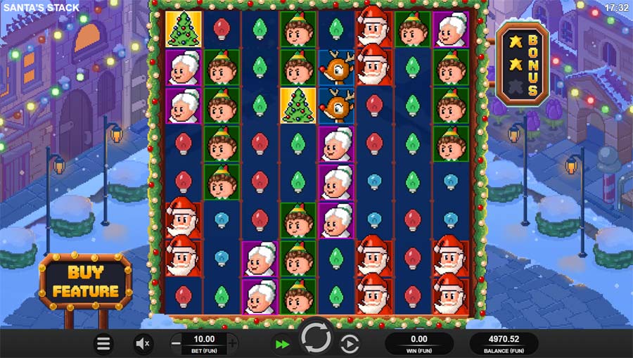 Santa's Stack Slot layout