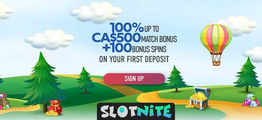 Welcome offer Slotnite casino for Brazil