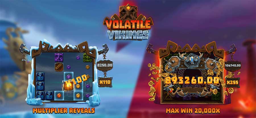 Multiplier feature of Volatile Vikings slot explained